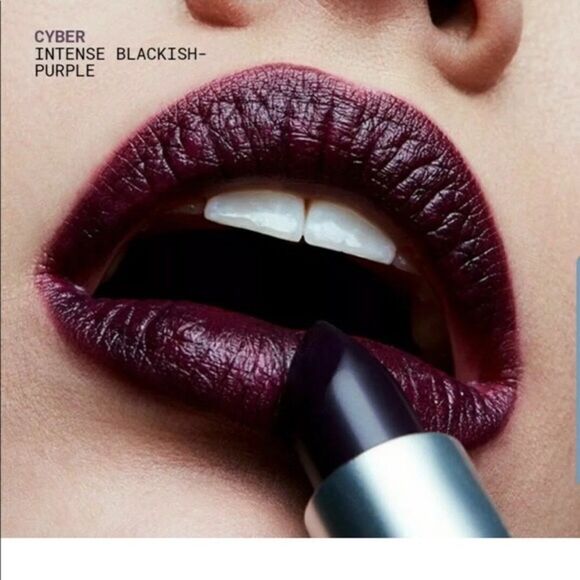 NWT brand new Mac cyber lipstick deep purple - Picture 4 of 5